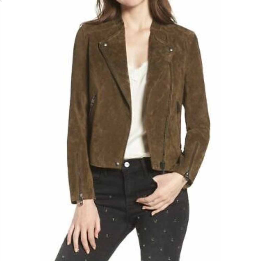 BlankNYC Suede Moto Jacket